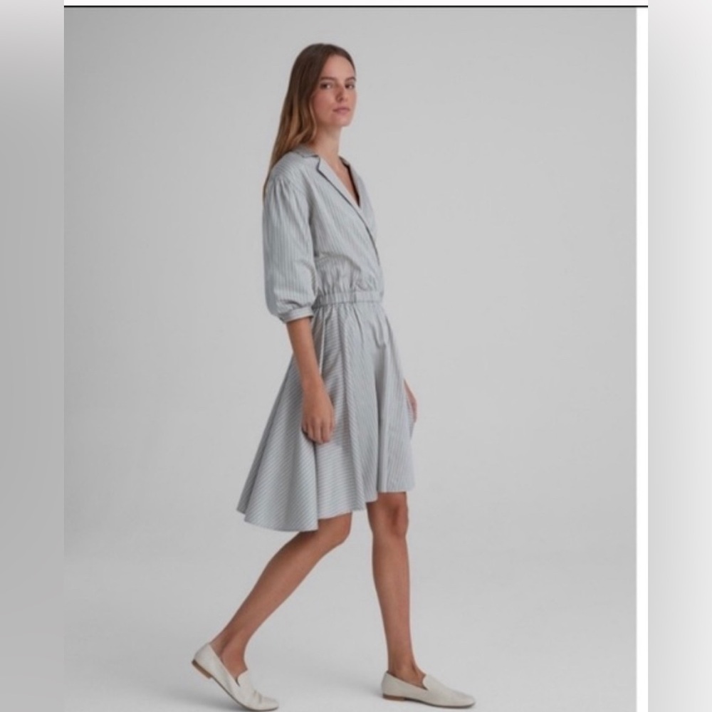 NWOT Club Monaco Women’s Dress With Brown Stripes